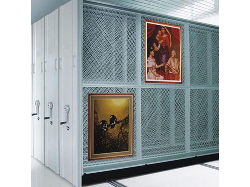 美術(shù)館網(wǎng)格掛網(wǎng)字畫密集柜